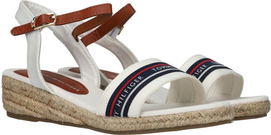 Tommy Hilfiger Witte Textiel Zomer Sandaal Multicolor Dames