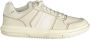 Tommy Hilfiger Witte Polyester Sneakers met Veters Contrastdetails Logo White Heren - Thumbnail 1