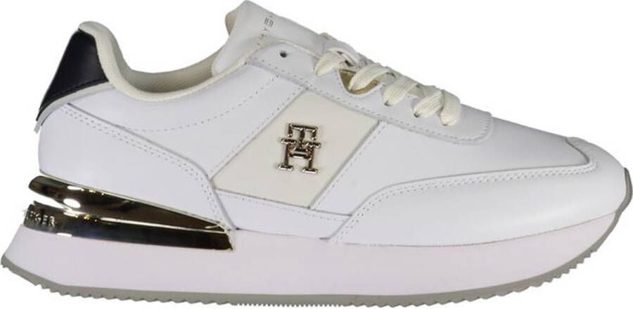 Tommy Hilfiger Polyester Sneaker Met Contrasterende Details En Logo