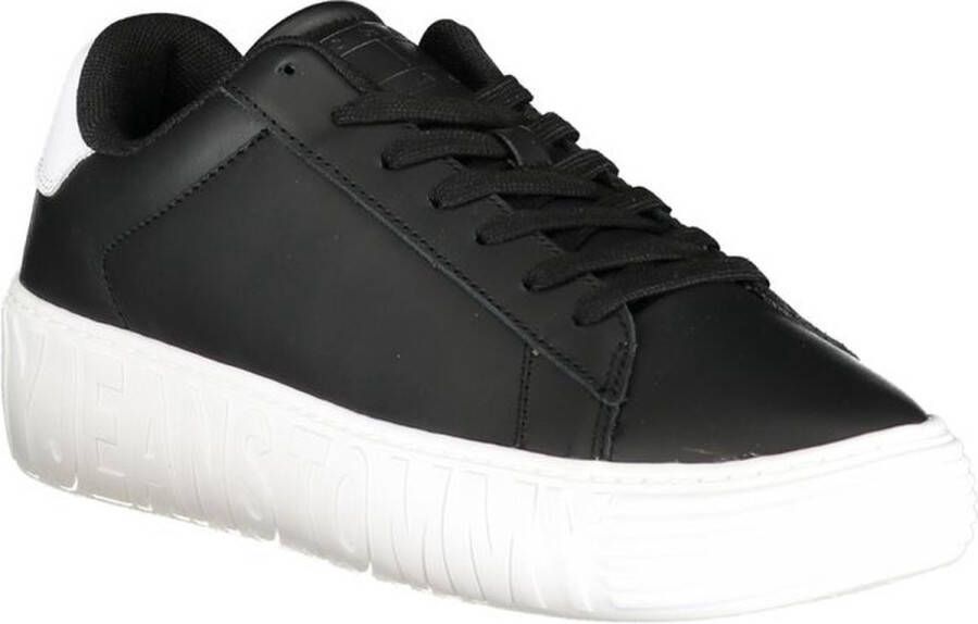 Tommy Jeans Stijlvolle Sneakers voor Mannen en Vrouwen Black Heren