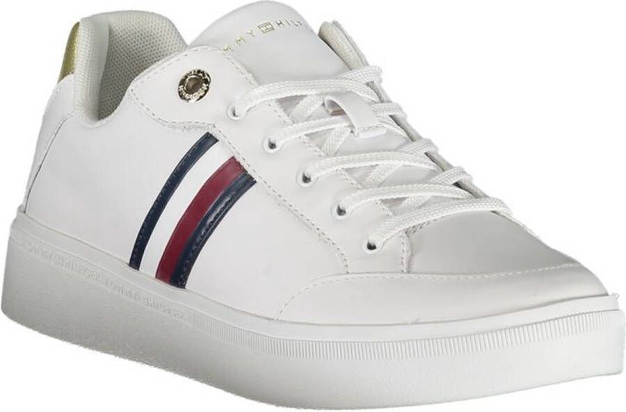 Tommy Hilfiger Polyester Vetersneaker Met Contrasterende Details