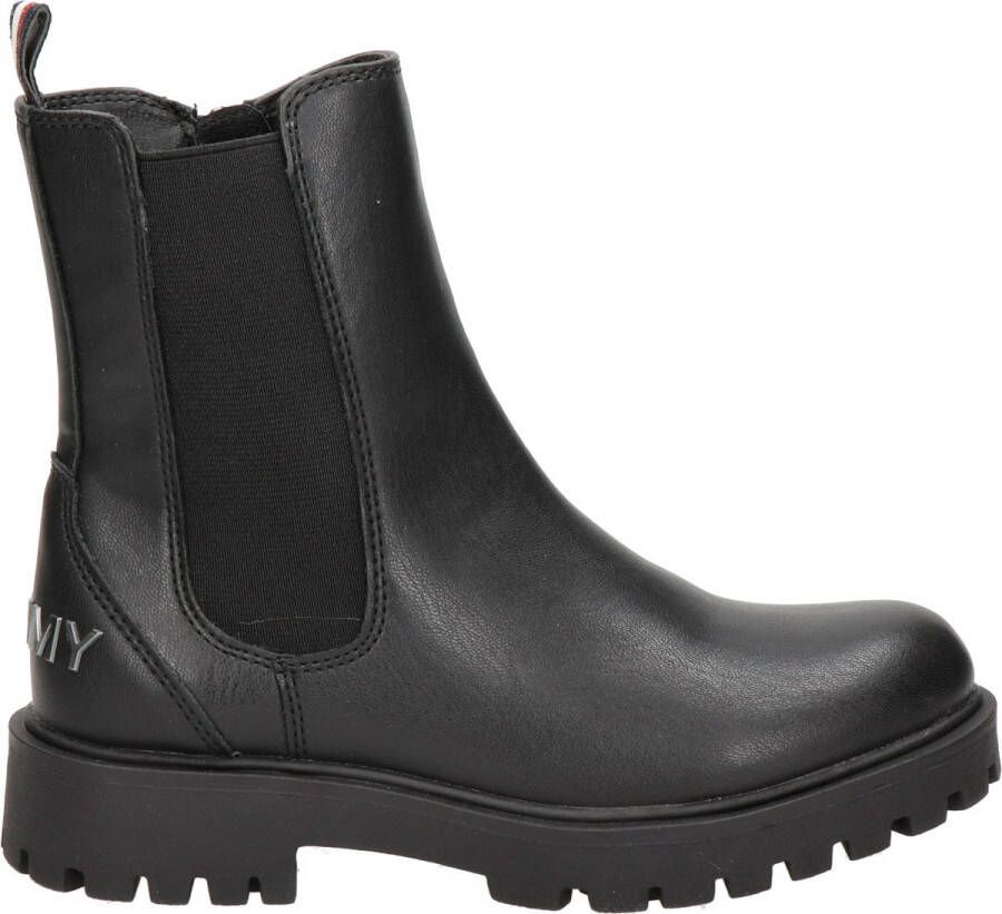 Tommy Hilfiger Chelsea Boot T3A5-31198-0289999 voor meisje Zwart Chelsea laarzen