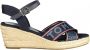 Tommy Hilfiger Sleehaksandaaltjes TOMMY WEBBING LOW WEDGE SANDAL met opvallende logo - Thumbnail 7