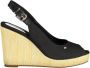 Tommy Hilfiger Sleehaksandaaltjes ICONIC ELENA SLING BACK WEDGE zomerschoen sandaal keilhak met verstelbare gesp - Thumbnail 27