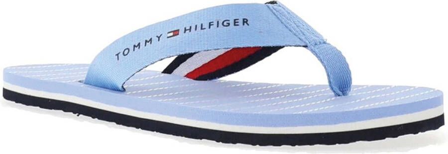 Tommy Hilfiger Stijlvolle Touw Detail Flip Flops Red Dames - Foto 1