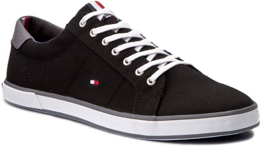 Tommy Hilfiger Sneakers H2285ARLOW 1D met zijlogo-vlag vrijetijdsschoen lage schoen veterschoen