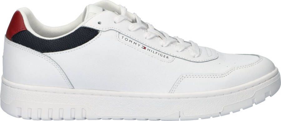 Tommy Hilfiger Sport Tommy Hilfiger Basket Core heren sneaker Wit blauw