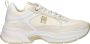 Tommy Hilfiger Sport Tommy Hilfiger Chunky Femine Runner dames sneaker Beige wit - Thumbnail 1