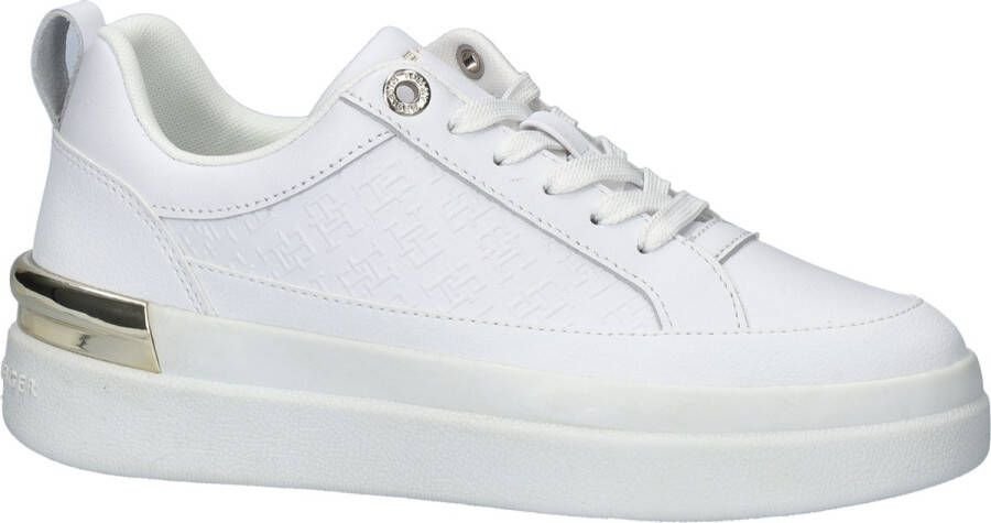 Tommy Hilfiger Witte Lage Sneakers Lux Court Monogram White Dames - Foto 2