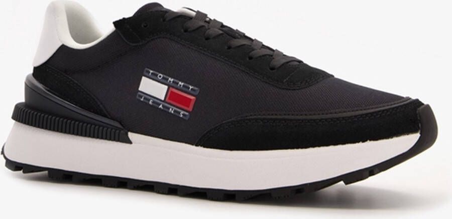 Tommy Hilfiger Technical Evolve heren sneakers Zwart Maat Uitneembare zool44