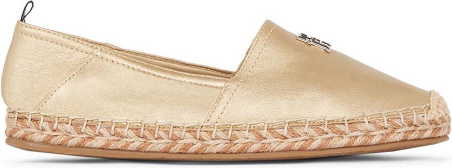 Tommy Hilfiger Th Flat Espadrilles Dames Goud