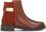 TOMMY HILFIGER Enkelboots Dames Th Logo Chelsea Maat: 38 Materiaal: Leer Kleur: Cognac - Thumbnail 2