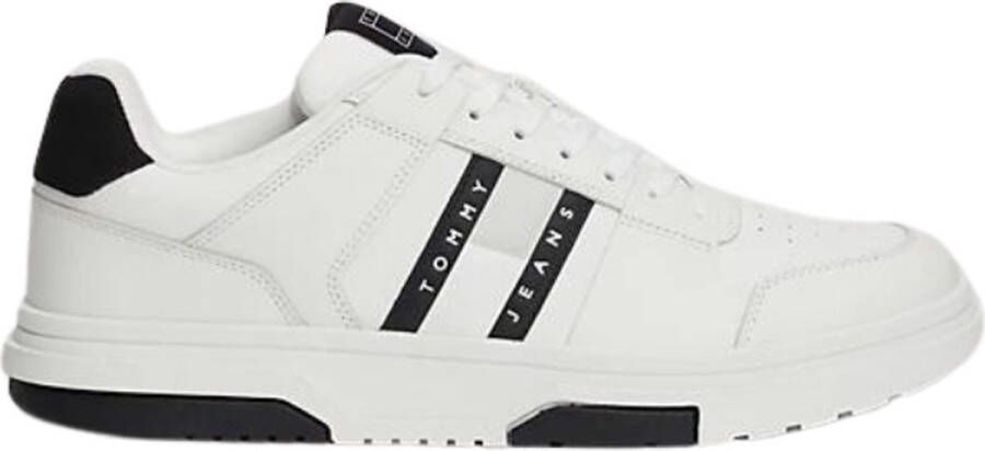 Tommy Hilfiger The Brooklyn Leren Heren Sneaker Zwart