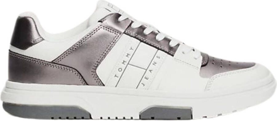 Tommy Hilfiger The Brooklyn Sneaker Leder Dames Warm Stone