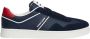 Tommy Hilfiger The Greenwich Leren Sneaker Heren Blauw - Thumbnail 1