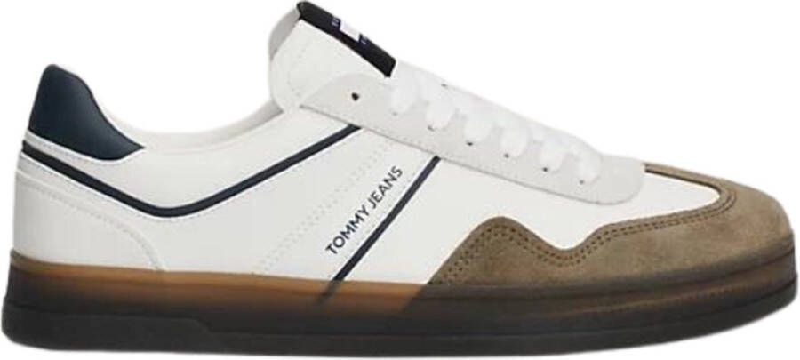 Tommy Hilfiger The Greenwich Leren Sneaker Heren Wit