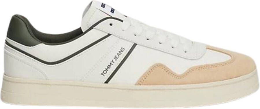 Tommy Hilfiger The Greenwich Leren Sneaker Heren Wit