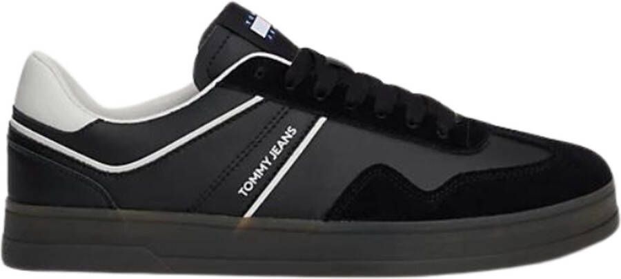 Tommy Hilfiger The Greenwich Leren Sneaker Heren Zwart