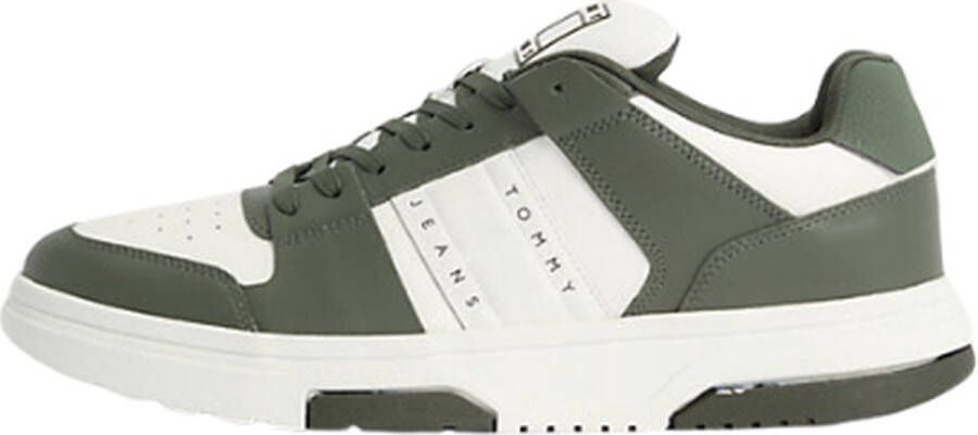 Tommy Hilfiger TJM Leather Cupsole Heren Sneakers Groen