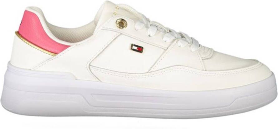 Tommy Hilfiger Wit Essential Basket Sneakers