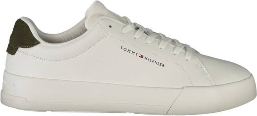 Tommy Hilfiger Witte lage sneakers voor heren White Heren