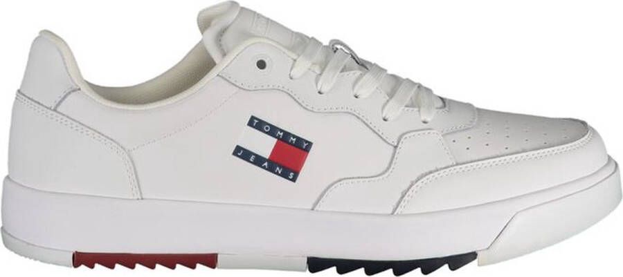 Tommy Hilfiger Witte Polyester Sneaker White Heren