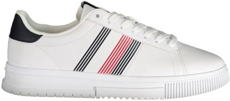 Tommy Hilfiger Plateausneakers SUPERCUP LTH SEASONAL vrijetijdsschoen halfschoen veterschoen met zijstrepen