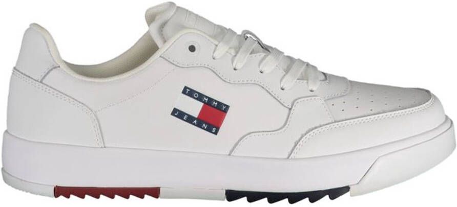 TOMMY JEANS Sneakers TJM RETRO ESS met tommy merkelogo vrijetijdsschoen lage schoen veterschoen