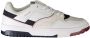 Tommy Hilfiger Sportieve witte vetersneakers met contrastdetails en logoprint Multicolor Heren - Thumbnail 2