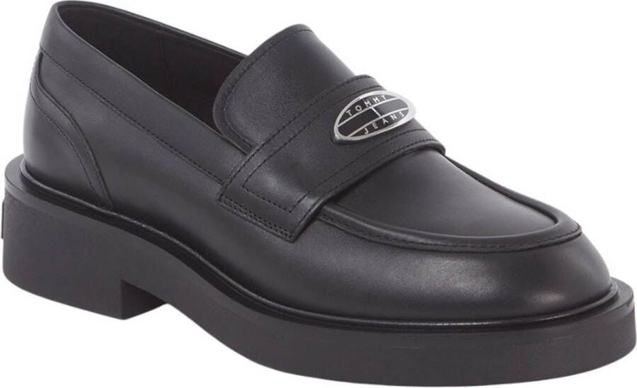 TOMMY JEANS Loafers TJW FLAT LOAFER halfshoe slipper instapschoen in college-look