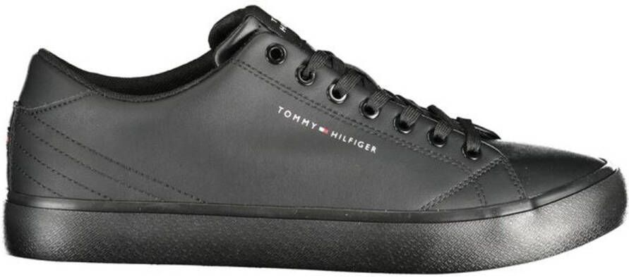 Tommy Hilfiger Sneakers TH HI VULC CORE LOW LEATHER ESS vrijetijdsschoen lage schoen veterschoen met sierstiksels op de hiel