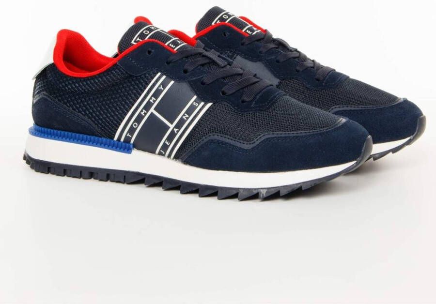 Tommy Hilfiger Moderne Stedelijke Sneakers voor Mannen Blue Heren