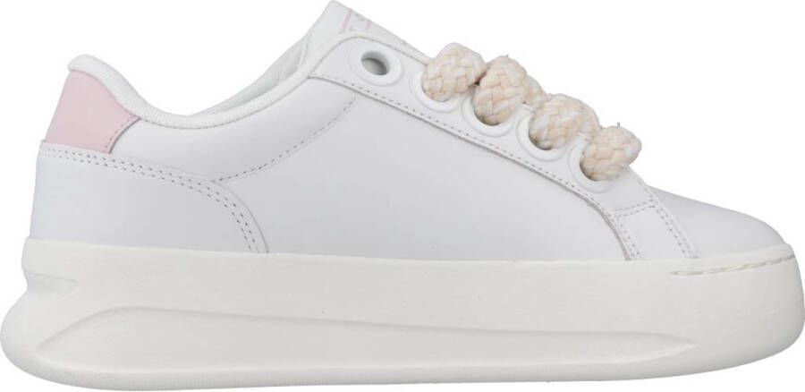 Tommy Jeans Flatform Sneakers voor modebewuste vrouwen White Dames