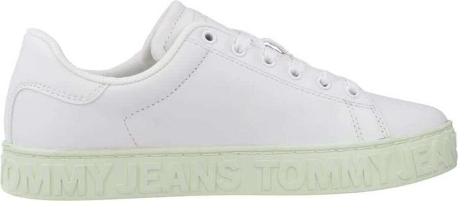 Tommy Jeans Stijlvolle Sneakers voor Vrouwen White Dames