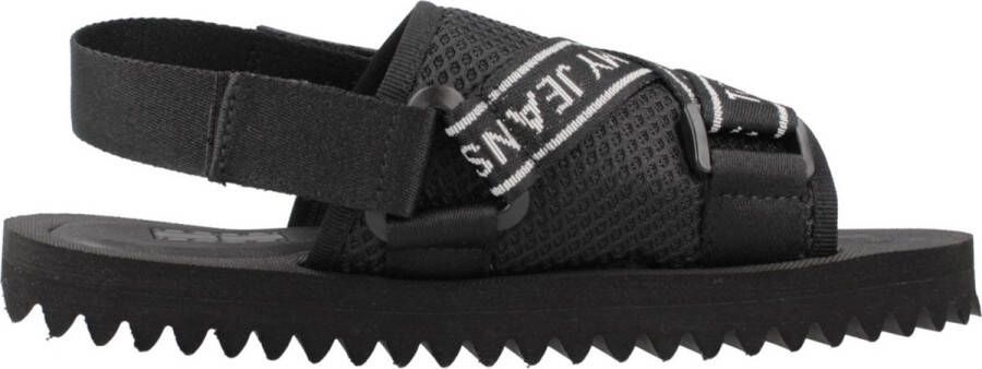 TOMMY JEANS Premium Eva Slippers Dames Zwart