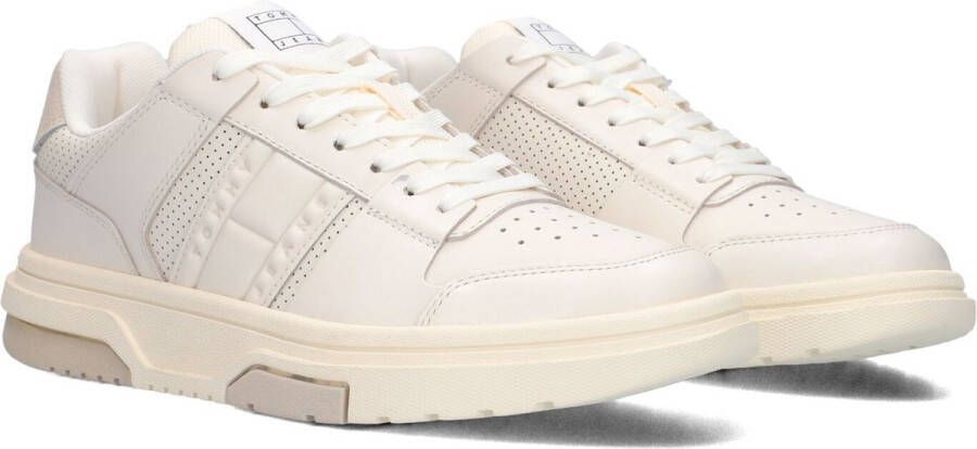 TOMMY JEANS The Brooklyn Elevated Sneakers Leren Sneaker Dames Wit