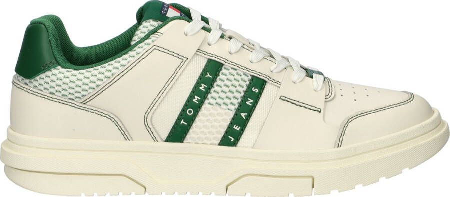 TOMMY JEANS The Brooklyn heren sneaker Wit Groen