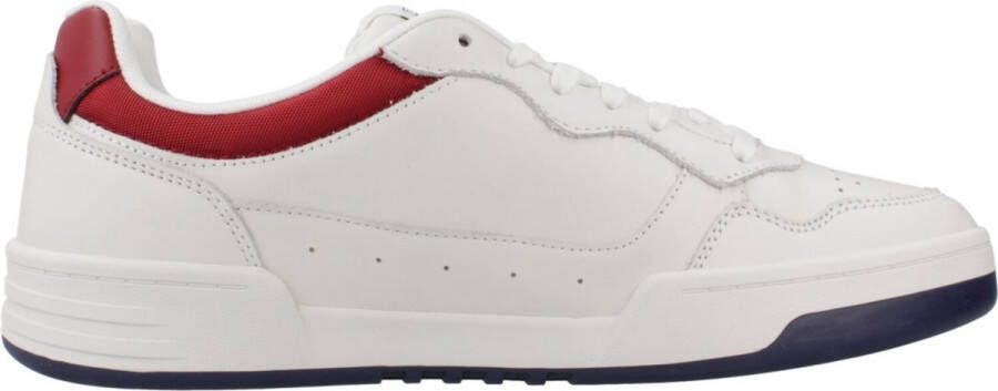 TOMMY JEANS Plateausneakers (NEW) TJM CUPSOLE LEATHER ESS vrijetijdsschoen lage schoen veterschoen in basket-look