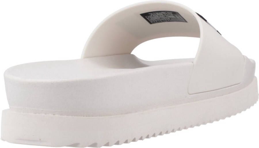 Tommy Jeans Witte dames slippers Lente zomer collectie White Dames