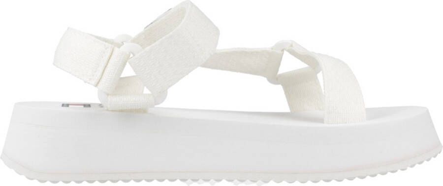 Tommy Jeans Platform Sandalen White Dames