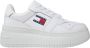 TOMMY JEANS Plateausneakers TJW RETRO BASKET FLATFORM ESS met logo-tekst in de zool vrijetijdsschoen lage schoen veterschoen - Thumbnail 3