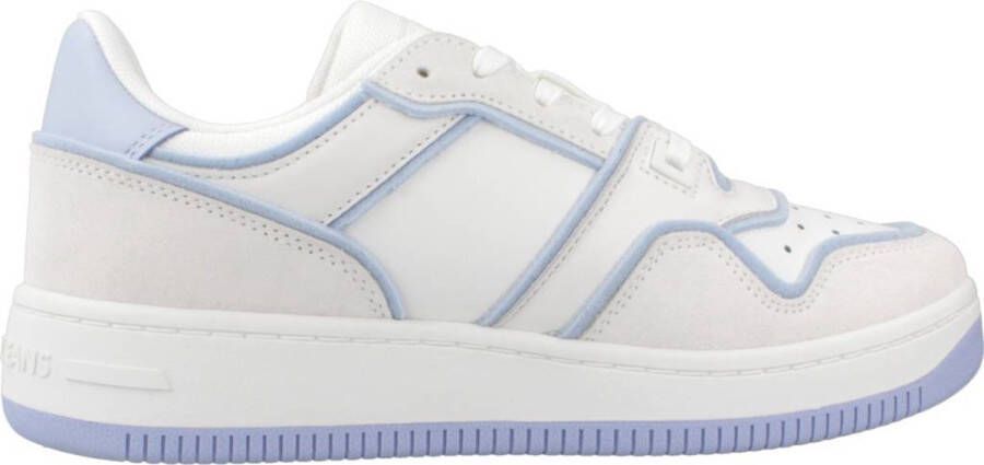 Tommy Hilfiger Retro Basketbalschoenen White Dames