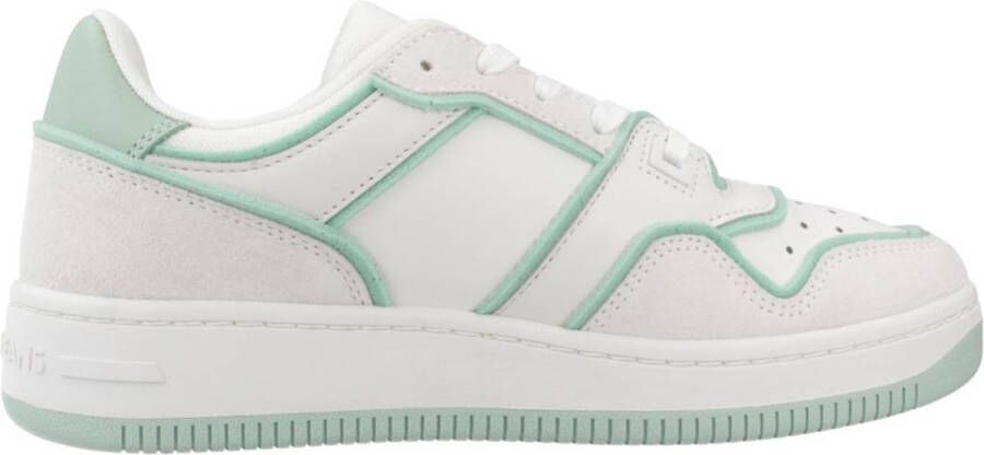 Tommy Jeans Retro Basket Foam Edge Lage Sneakers Multicolor Dames