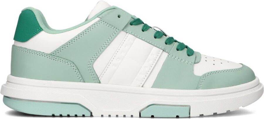 TOMMY JEANS Tjw Skate D Sneakers Leren Sneaker Dames Groen