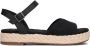 TOMS Women's Abby Sandalen zwart beige - Thumbnail 1