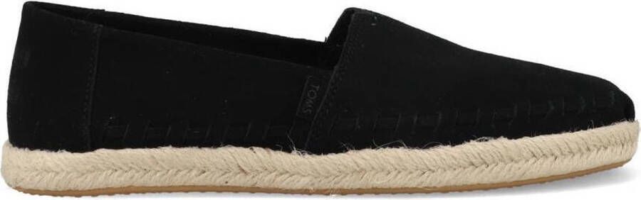 TOMS Alpargata Rope dames espadrille Zwart