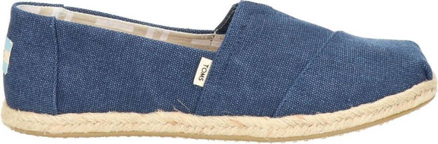 TOMS Seasonal classic Blauw Canvas Espadrilles Dames