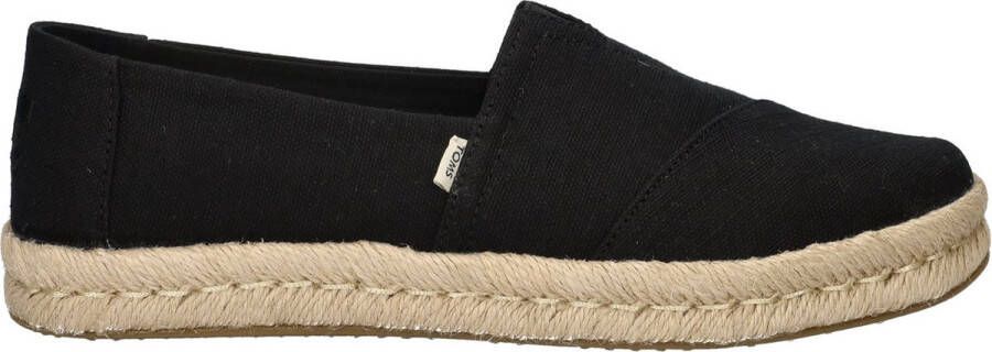 TOMS Alpargata Rope 2.0 Espadrilles Dames Zwart