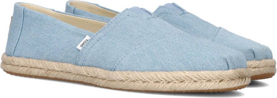 TOMS Alpargata Rope Espadrilles Dames Blauw