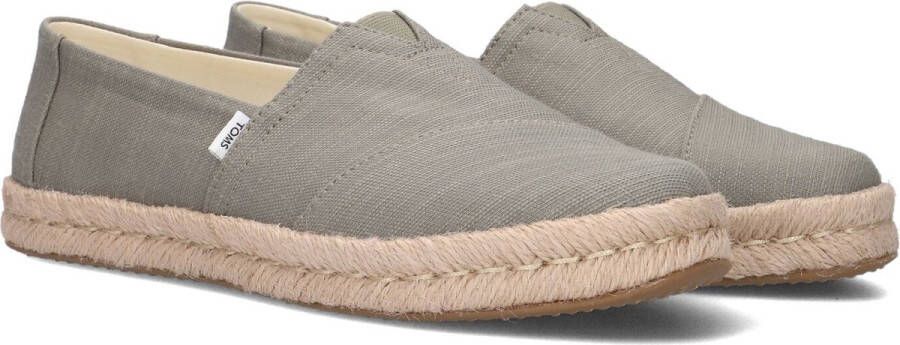 TOMS Espadrilles Dames Alpargata Rope Maat: 40 Materiaal: Textiel Kleur: Groen